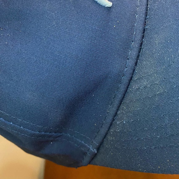 Blue Baseball Cap with White Logo - Picture 4 of 15